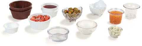 Carlisle RAMEKIN SAN FLUTED LENNOX BROWN 4.5 OZ