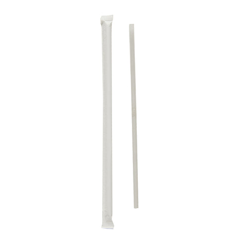 Solo® STRAW WRAPPED JUMBO TRANSLUCENT 7.75