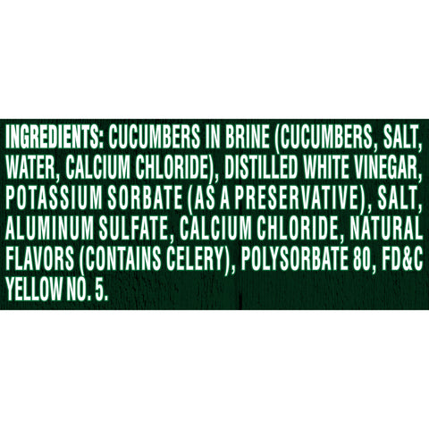 Heinz® PICLE HAMBURGER DILL SLICES