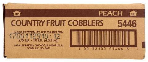 Sara Lee Chef Pierre Peach Cobbler, 5 Pound -- 2 per case.