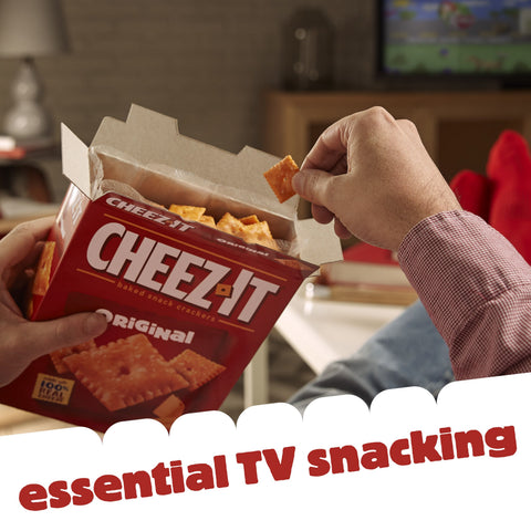 Sunshine Cheez It Grooves Original Crackers, 3.25 Ounce -- 12 per case.
