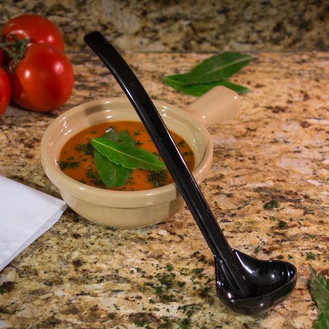 Carlisle LADLE CARLY® PLASTIC BLACK 9.5