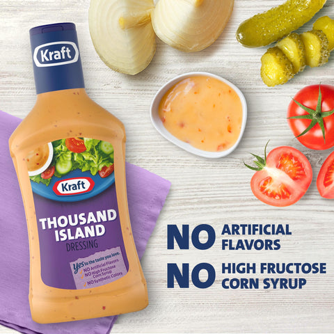 Kraft Thousand Island Dressing, 16 Ounce -- 6 Case