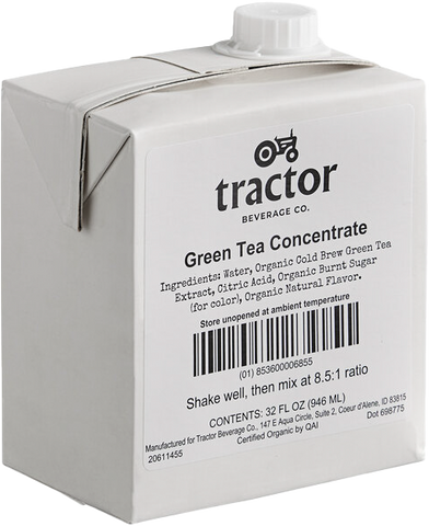 Tractor Green Tea Concentrate, 32 Ounce -- 12 per case