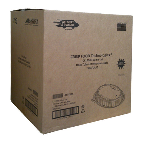 Lid Container Plastic Medium Weight Vented Oval Clear 16 Oz Pp F/ Cf1900l