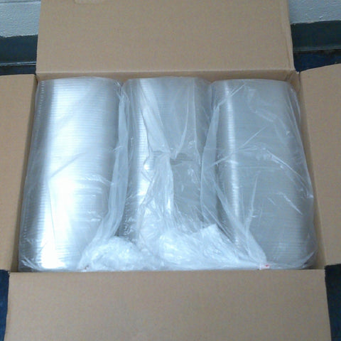 MicroRaves® CONTAINER PLASTIC W/ LID PET MICRORAVE BLACK 6.7X5.8X2.4 16 OZ CDM616/LC600