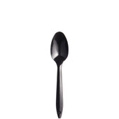 Spoon Tea Plastic Medium Weight Black