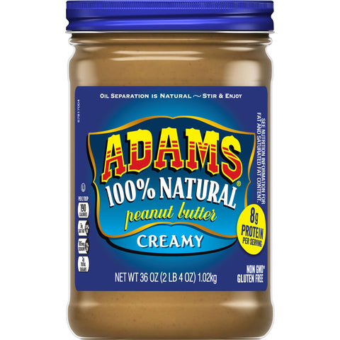 Adams PEANUT BUTTER CREAMY NATURAL