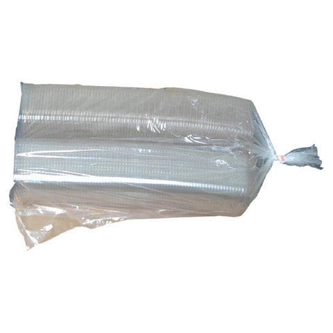 Container Plastic Tamper-evident Square Clear Hinged Lid Te5506 6 Oz