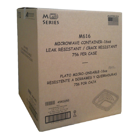 Container Plastic Black 32 Oz