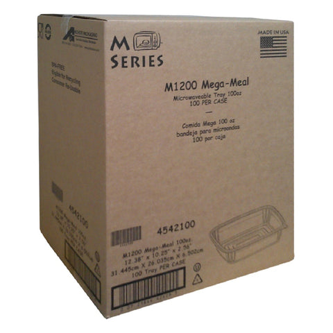 Tray Serving Plastic Black M1200 100 Oz