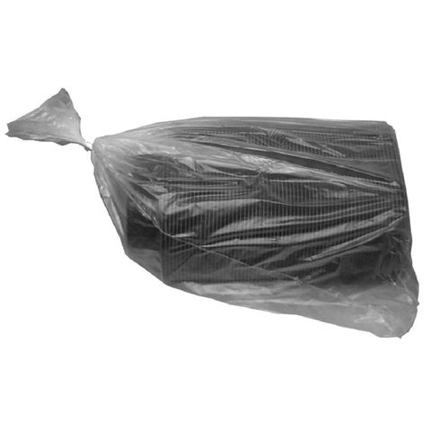 Container Plastic Rectangular Microwavable Black 32 Oz