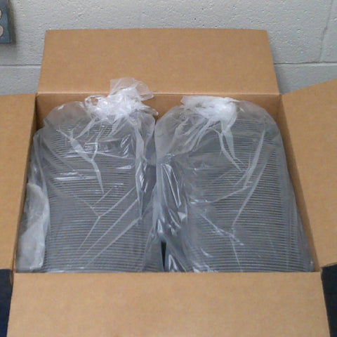 Anchor Packaging MicroRaves Wave Polypropylene Black Rectangular Container, 32 Ounce Capacity -- 252 per case