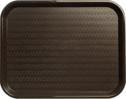 Sysco Brand TRAY CAFE PLASTIC CHOCOLATE 14X18