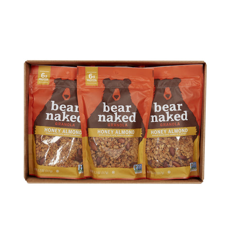 Bear Naked Honey Almond Protein Cereal, 11.2 Ounce Bag -- 6 per case.