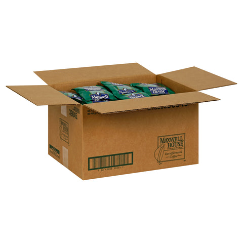 Maxwell House Decaffeinated Super High Yield Coffee - 1.7 oz. fractional pack, 96 packs per case