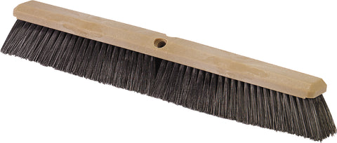 Flo-Pac® BROOM PUSH MED/HEAVY SWEEP BLACK 24