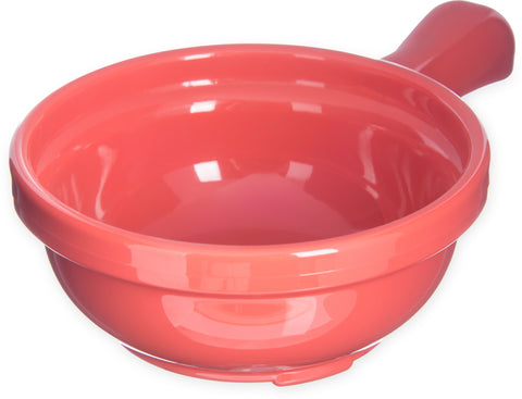 Carlisle BOWL SOUP HANDLED SUNSET ORANGE 4-5/8