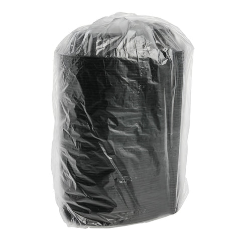 MicroRaves® CONTAINER PLASTIC BLACK OVAL CASSEROLE 12 OZ