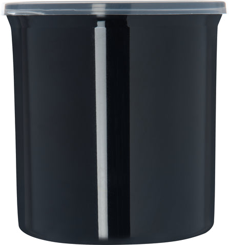 Carlisle CROCK CLASSIC BLACK W/ LID 1.2 QT