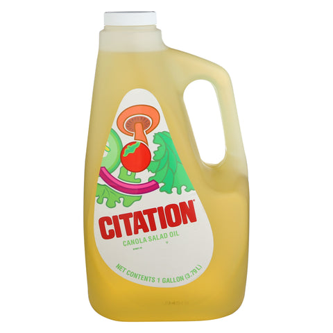 Citation Canola Salad Oil -- 3 Case 1 Gallon