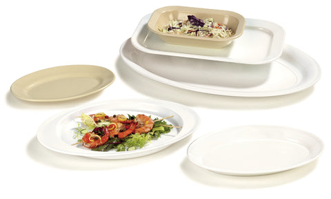 Carlisle BAKER SERVER RECTANGLE MELAMINE TAN 28 OZ