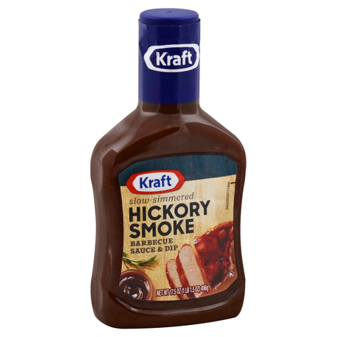 Kraft Hickory Smoke Barbecue Sauce, 1.093 Pound -- 12 per case.