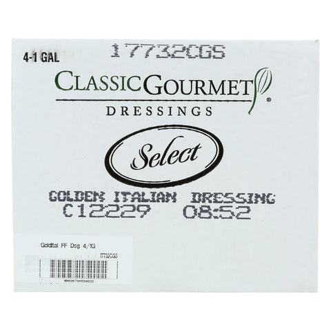 Classic Gourmet Select Golden Italian Dressing, 8.77 Pound -- 4 per case.