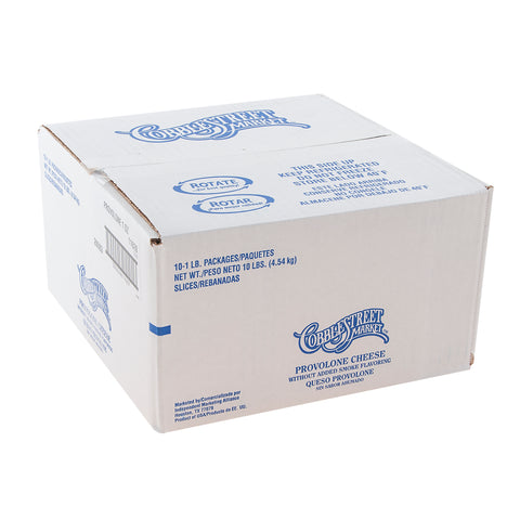 Cobblestreet Market™ CHEESE PROVOLONE NON-SMOKED SLICED 1 OZ