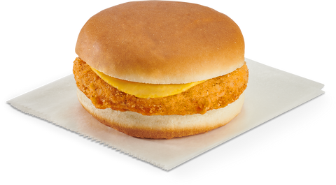 Tyson Foods Original Chicken Patty Fritter with Cheddar Cheese Sandwich, 5.5 Ounce -- 12 per case.