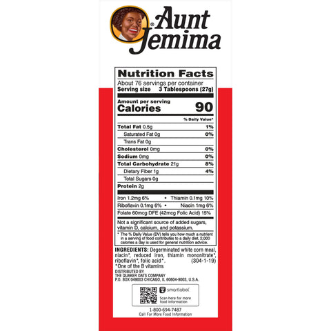 Aunt Jemima CORNMEAL WHITE