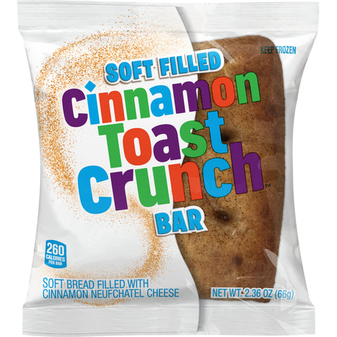 Pillsbury Soft Filled Cinnamon Toast Crunch Bar, 2.36 Ounce -- 72 per case.