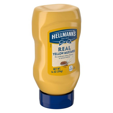 Hellmann's® MUSTARD REAL YELLOW SQUEEZE BOTTLE
