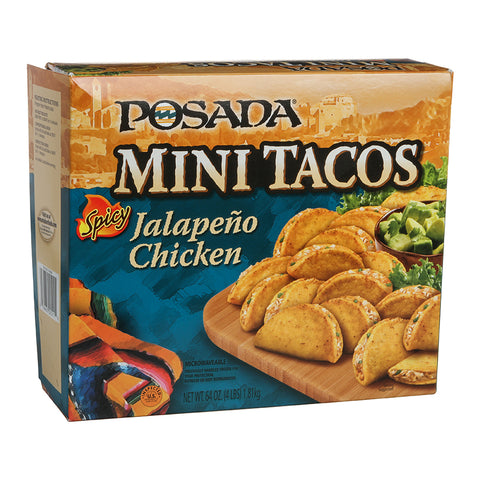 Windsor Posada Jalapeno Chicken Mini Taco, 4 Pound -- 4 per case.