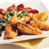Tyson® CHICKEN TENDERLOIN FRITTER BREADED HOMESTYLE PEPPER FC 2.46 OZ 10049420928