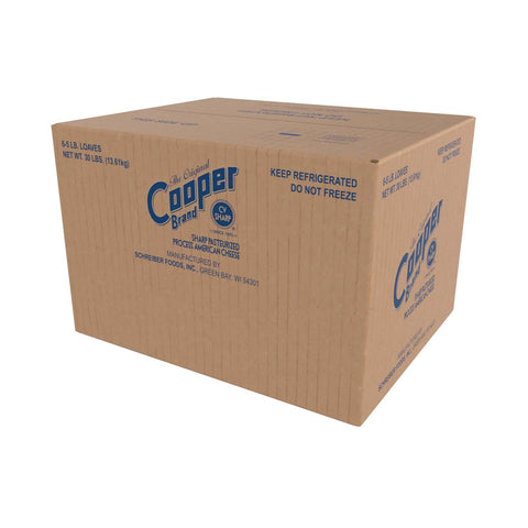 Cooper Brand CHEESE AMERICAN WHITE SHARP LOAF