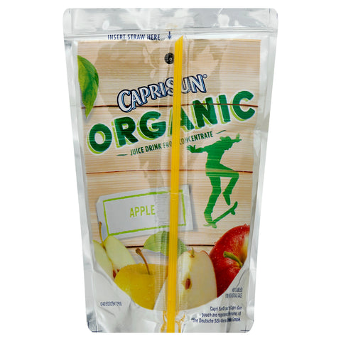 Capri Sun Organic Apple Ready-to-Drink Soft Drink, 6 Fluid Ounce -- 40 per case