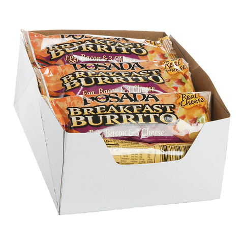 Windsor Posada Egg, Bacon and 3 Cheese Burrito, 4 Ounce -- 24 per case.
