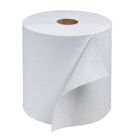 Towel Roll Non Perforated White 7.85x800