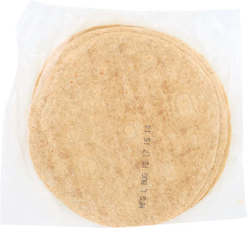 Tortilla Flour Pressed Reduced Sodium Whole Grain 9