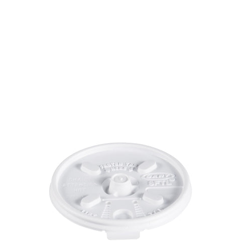 Lid White Lift N' Lock F/ Foam Cups & Containers 6-10 Oz