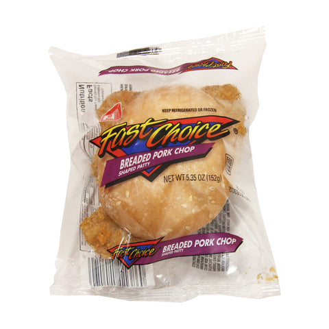 Advance Pierre Fast Choice Breaded Pork Chop Sandwich, 5.35 Ounce -- 12 per case.