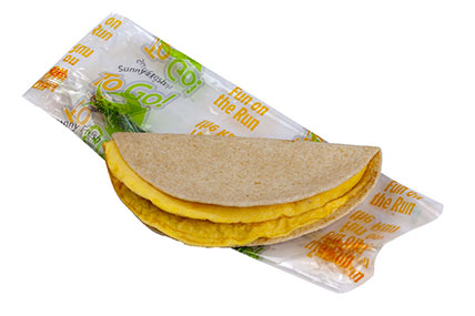 Sunny Fresh™ OMELET W/ CHEESE & HAM WRAPPED IN A WHOLE WHEAT/ENRICHED WHEAT TORTILLA IW