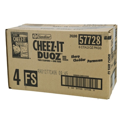 Cracker Duoz Sharp Cheddar/parmesan