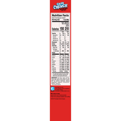 Quaker® CEREAL CAP'N CRUNCH REDBOX FAMILY PACK RTE