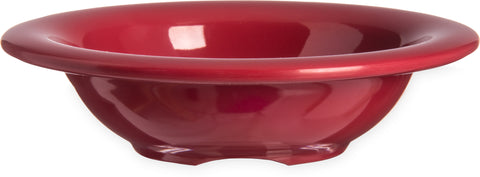 Carlisle BOWL FRUIT RIMMED DURUS® MELAMINE ROMA RED 4.5 OZ