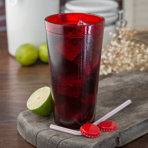 Carlisle TUMBLER STACKABLE™ SAN PLASTIC RUBY 20 OZ