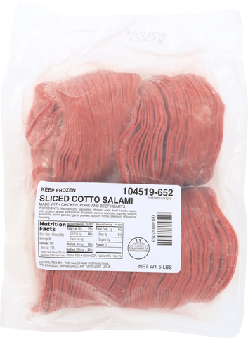 Wilson Foodservice™ SALAMI COTTO SLICED .5 OZ 11045190652