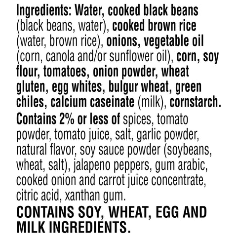 Morningstar Farms Spicy Black Bean Veggie Burgers, 9.5 Ounce -- 8 per case.