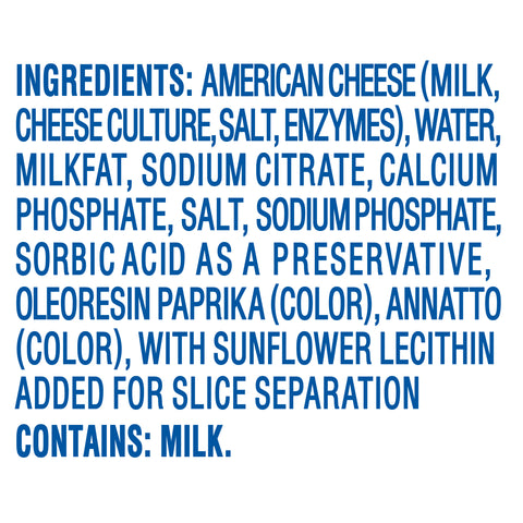 Kraft Deli Deluxe American Sliced Cheese, 16 Ounce -- 12 per case.